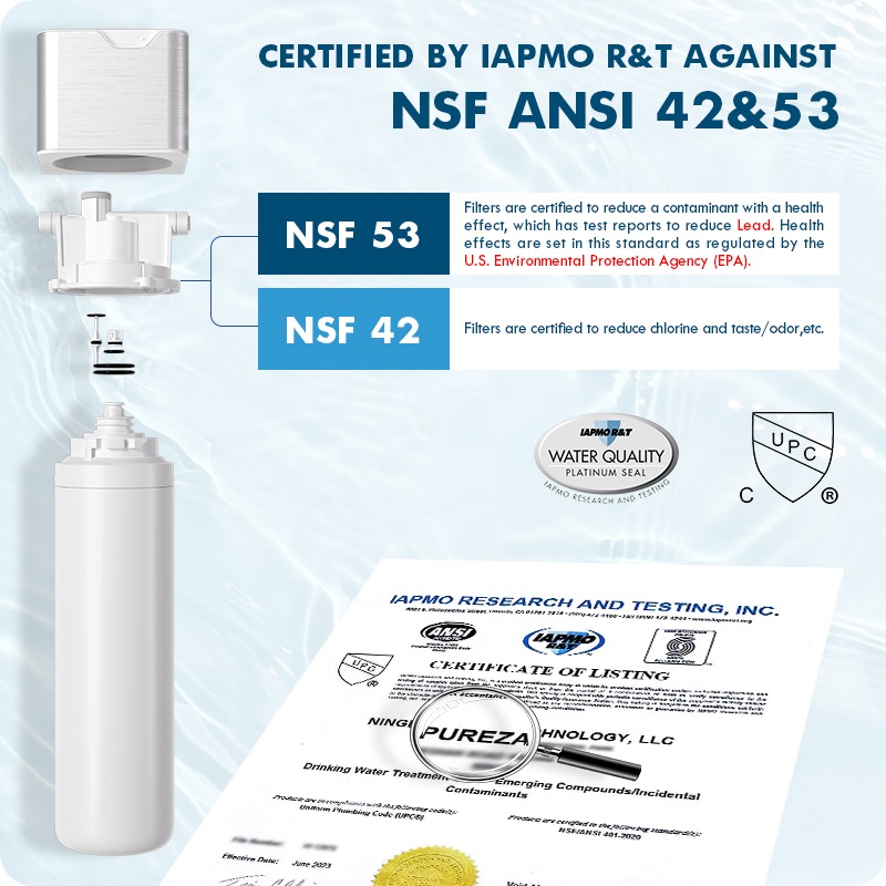 NSF 42 & 53 Certified Under Sink Water Filter System