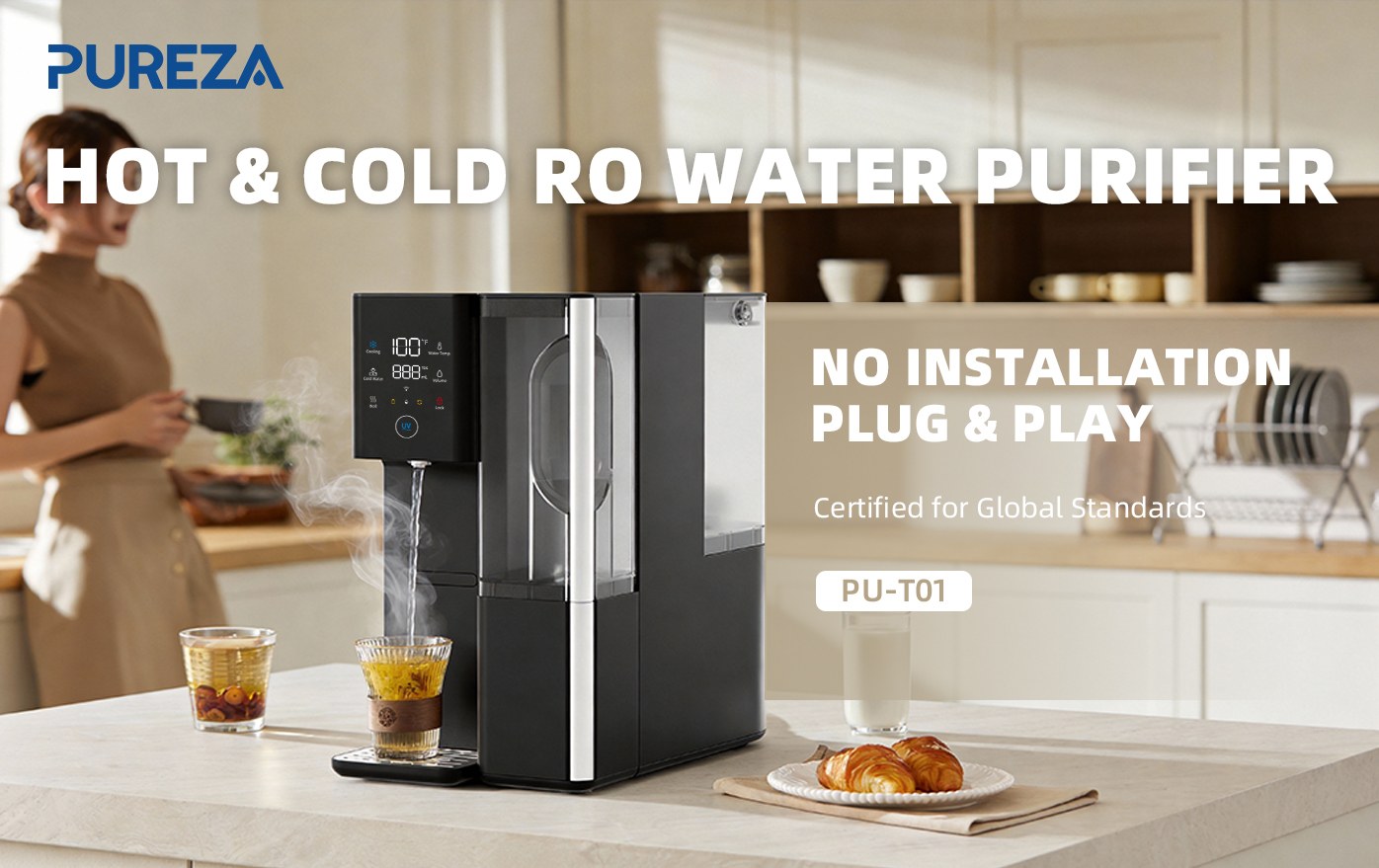 Countertop Hot & Cold RO Water Purifier