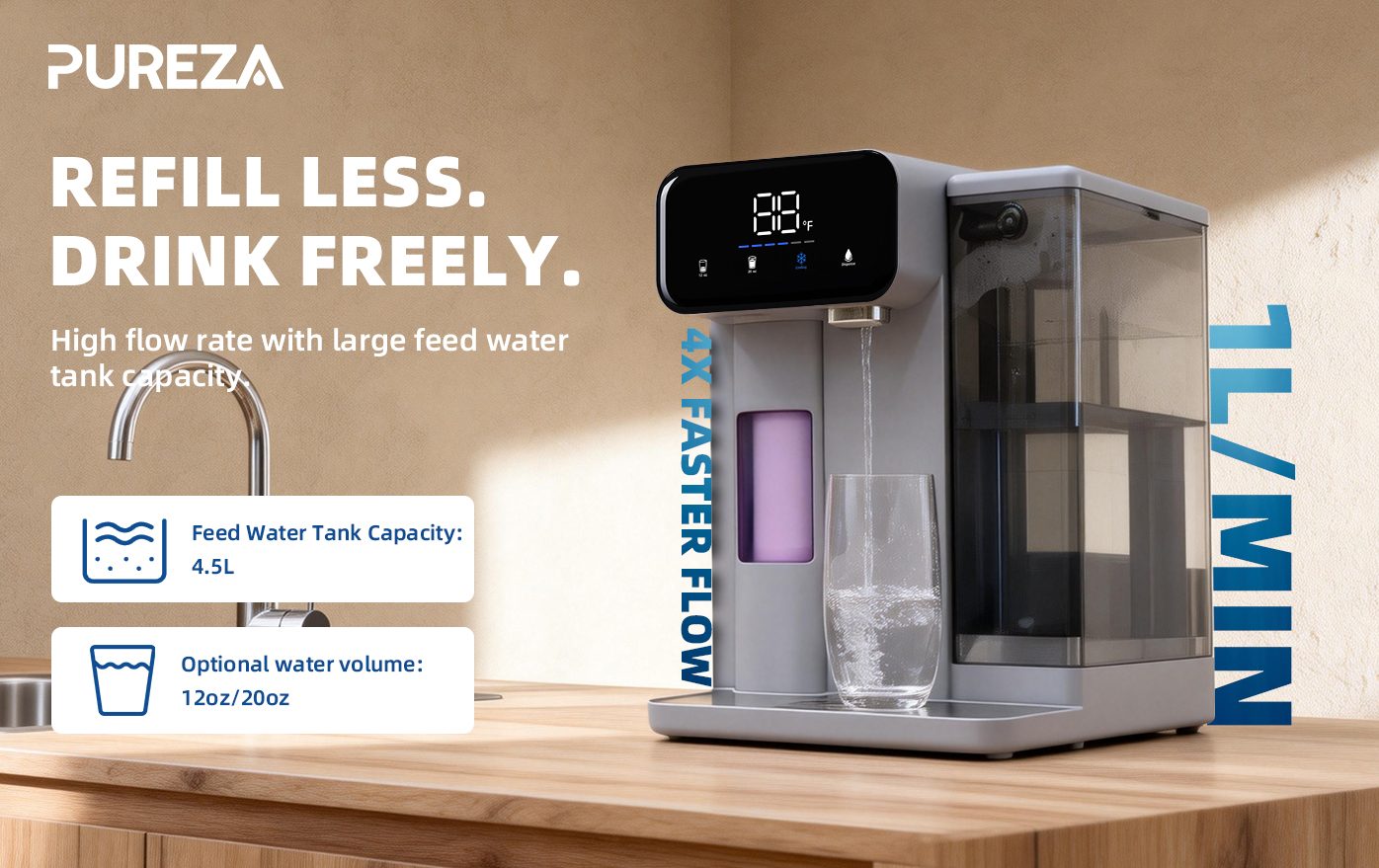 Countertop Cooling Water Dispenser